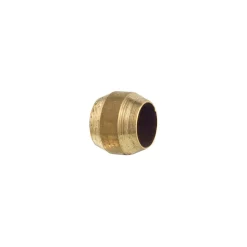 Sleeve Compression, Brass, 3/16", Bag of 10