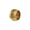 Sleeve Compression, Brass, 5/16", Bag of 10