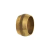 Sleeve Compression, Brass, 3/8, Bag of 10