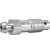 Stainless Steel Bleeder Screw 3/8-24, 3/8 Hex, 1.49 OAL - Bag of 1