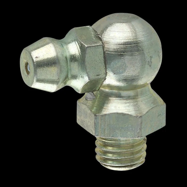 Steel 90 Degree Grease Elbow, 27/32 Length, Male (1/8-27 NPT)