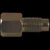 Steel Adapter, Female(3/8-24 Bubble), Male(M9x1.0 Inverted)