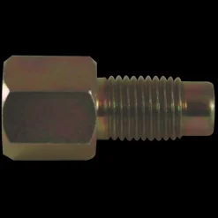 Steel Adapter, Female(3/8-24 Bubble), Male(M9x1.0 Inverted)