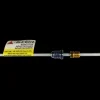 Steel Brake Line Adapter, 3/16" x 8" (3/8-24 Inverted)(M12x1.0 Bubble)