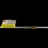 Steel Brake Line Adapter, 3/16" x 8" (3/8-24 Inverted)(M10x1.0 Inverted)