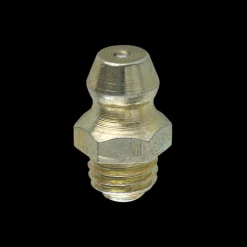 Steel Short Grease Fitting, 9/16" Length, Male (1/4-28)