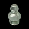 Steel Straight Grease Fitting, 16.3mm Length, Male (8x1.0mm)