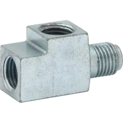 Trailer Tee, Brass, 3/16" (3/8-24 I), Bag of 1