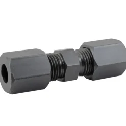 Union Compression, High Pressure, Black Oxide Coated Steel, 5/16, Card of 1