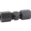Union Compression, High Pressure, Black Oxide Coated Steel, 10mm, Bag of 1