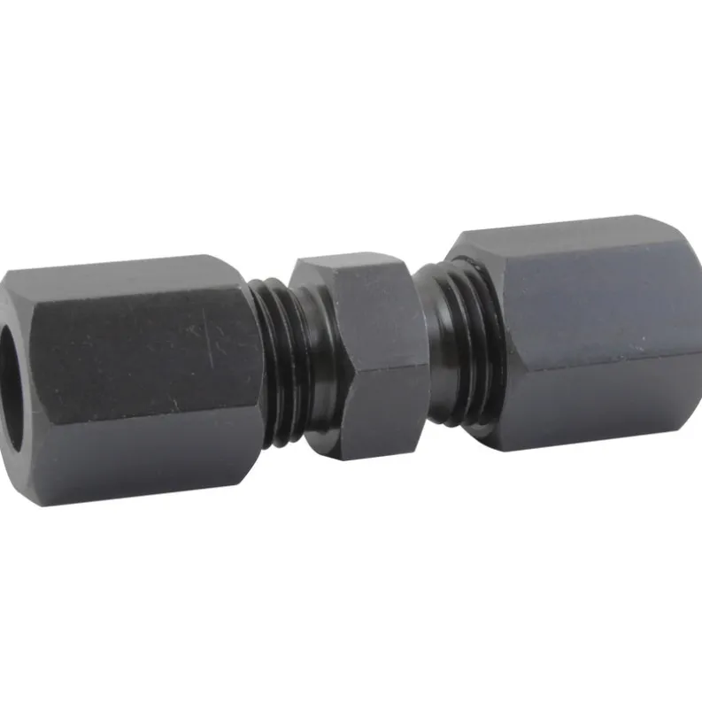 Union Compression, High Pressure, Black Oxide Coated Steel, 10mm, Bag of 1