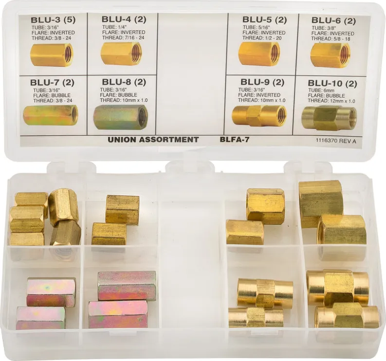 Union Fitting Assortment, 8 SKU, BLFA-7