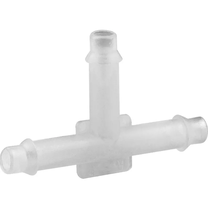 1/4" Vacuum Plastic Tee Connector, Bag of 1