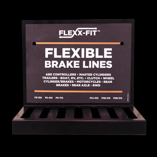 Wall Display, FLEXX-FIT Brake Lines, Empty